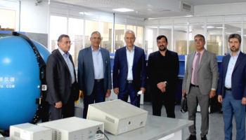 Members of the board of the association visited the factory of Tous Power Technology Company (Tronics) in Mashhad.